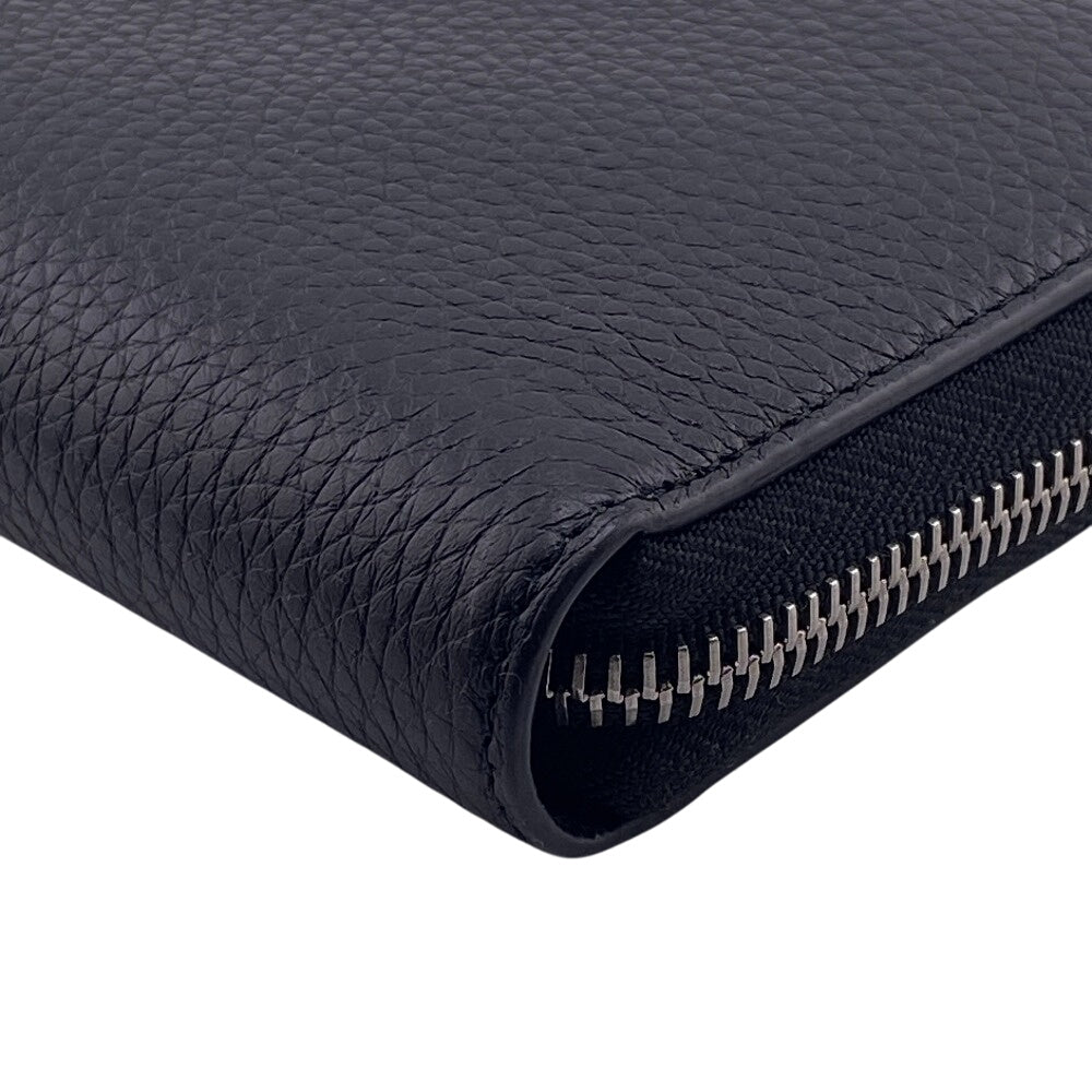 PRADA Long Wallet Purse 1ML506-2BBE Leather, Vuttero Dino black