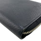 LOUIS VUITTON Long Wallet Purse M58823 Cowhide, Leather black Taurillon Clemence Zippy Wallet Vertical