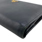 PRADA Long Wallet Purse leather black leather