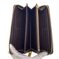 LOUIS VUITTON Long Wallet Purse M90416 Vernis Brown Zippy wallet