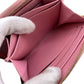 LOUIS VUITTON Coin case M90590 patent leather , calf leather pink Vernis Zippy Zip around purse