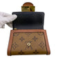 LOUIS VUITTON Tri-fold wallet M68725 leather Brown Monogram reverse Portefeuille Daufine Compact