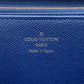 LOUIS VUITTON Bifold Wallet M81226 Monogram denim blue Monogram jacquard denim