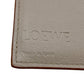 LOEWE Tri-fold wallet leather beige anagram Trifold