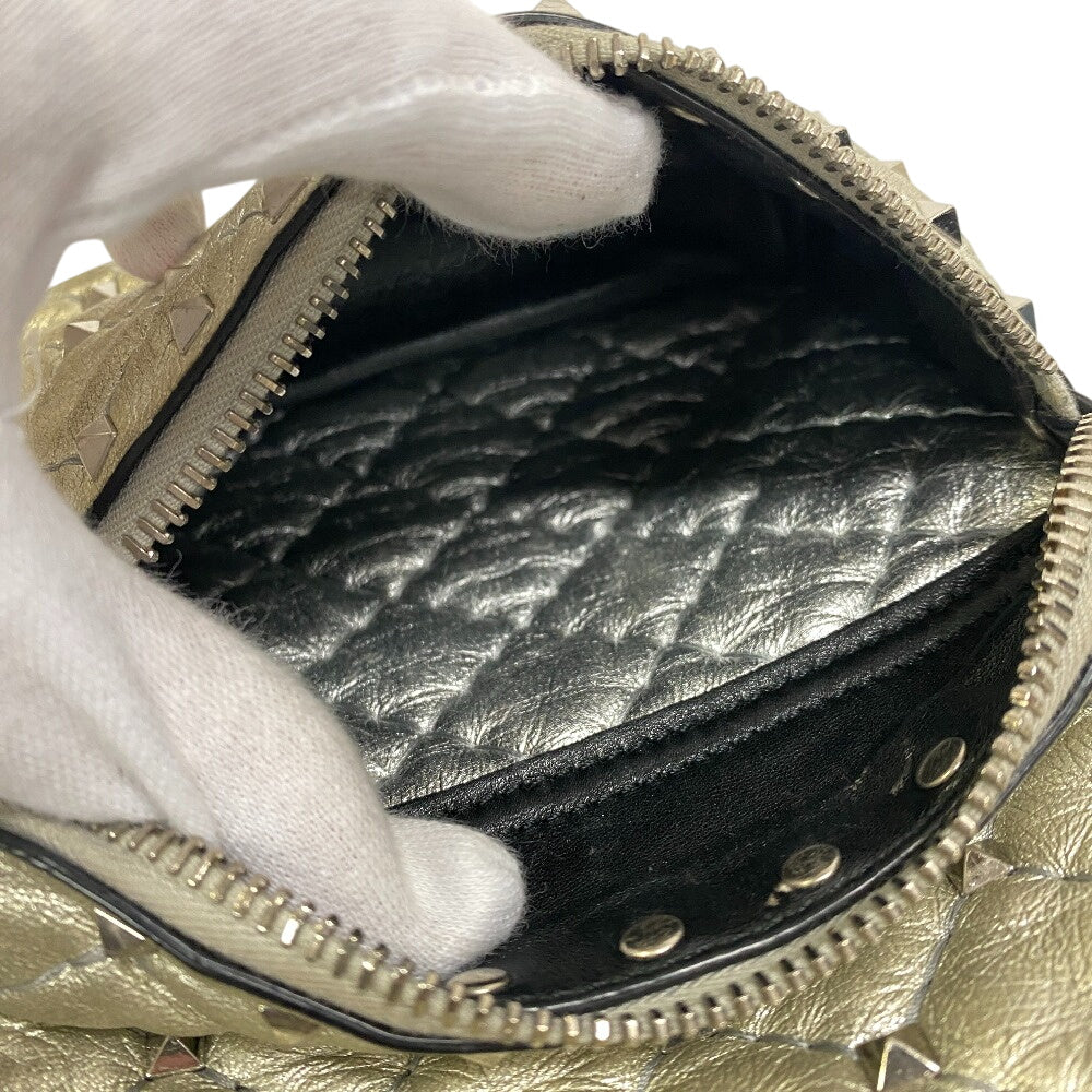 VALENTINO Backpack leather Silver