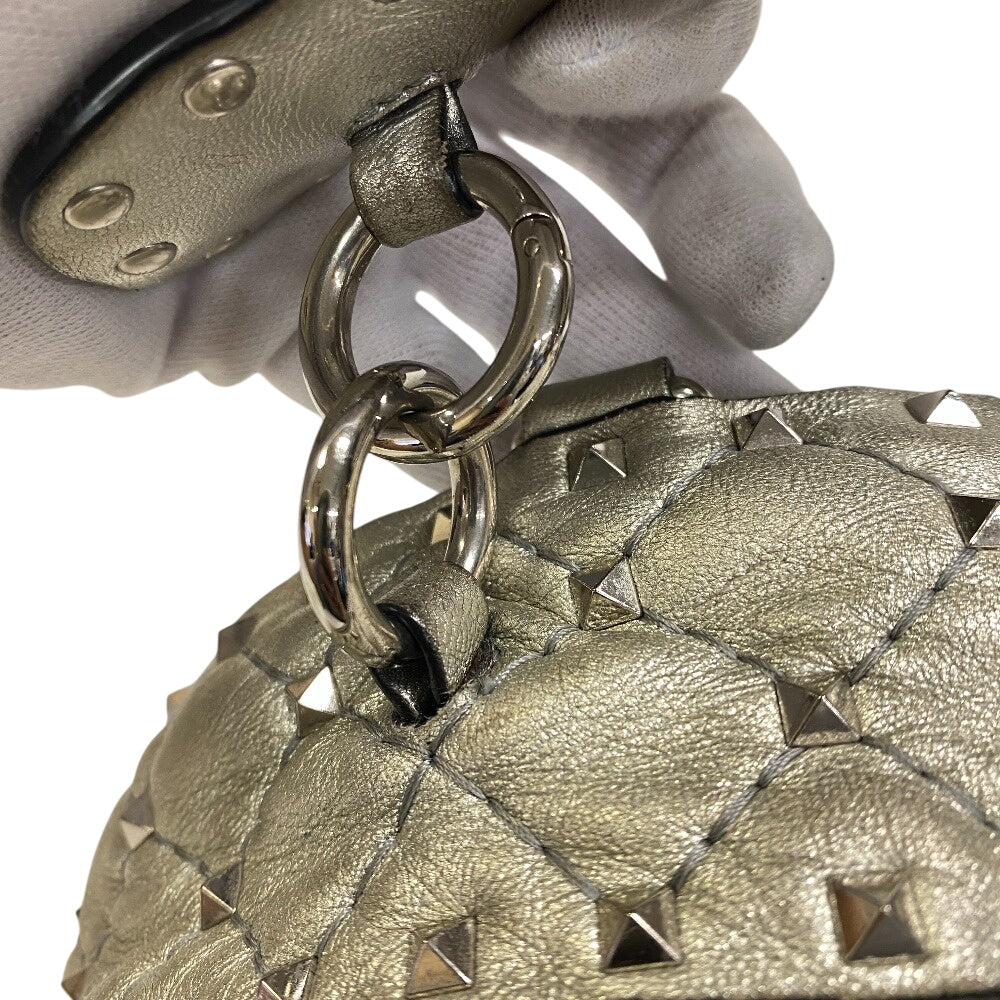 VALENTINO Backpack leather Silver