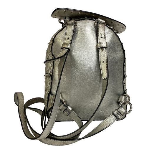 VALENTINO Backpack leather Silver