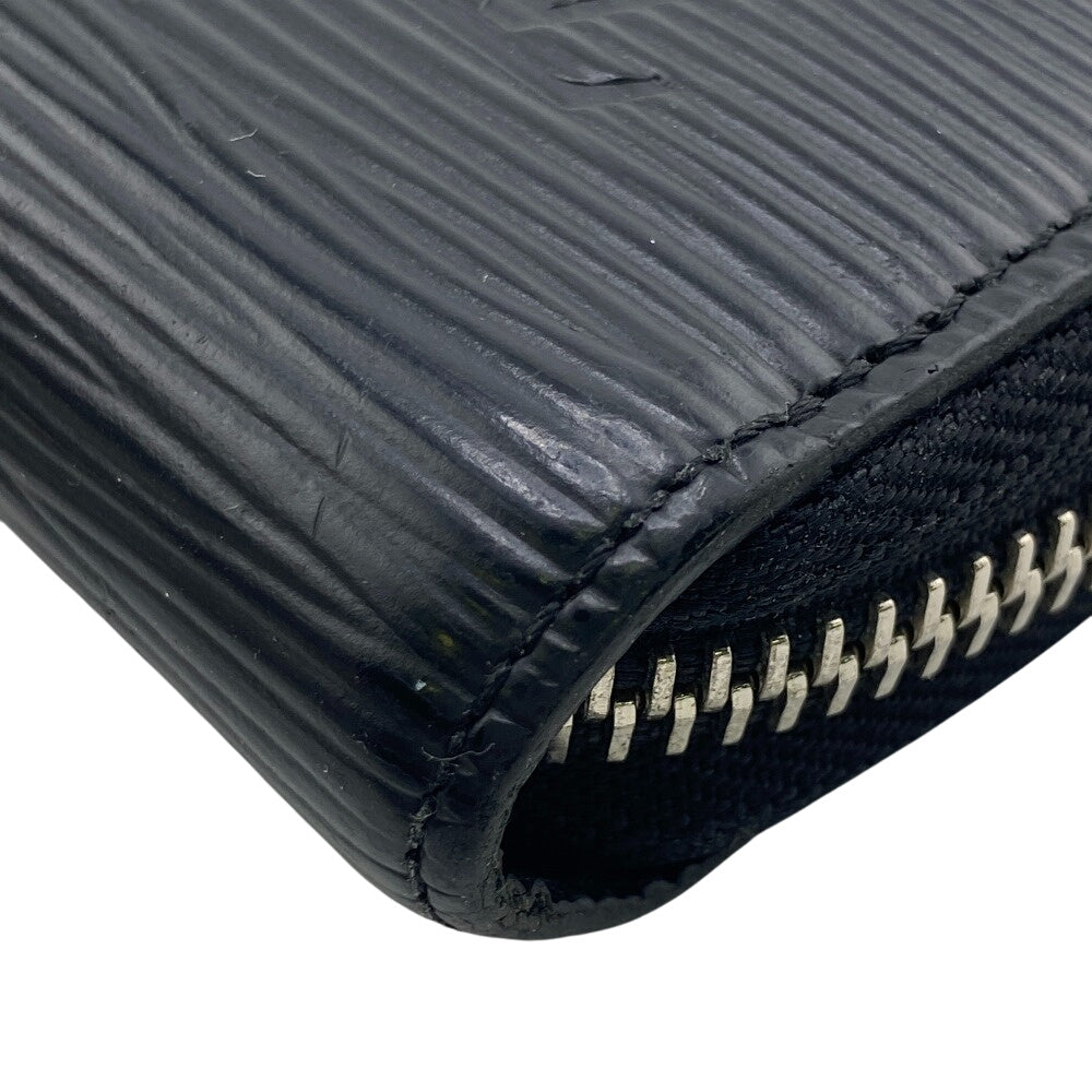 LOUIS VUITTON Long Wallet Purse M61857 Epi black Zippy wallet