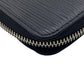 LOUIS VUITTON Long Wallet Purse M61857 Epi black Zippy wallet