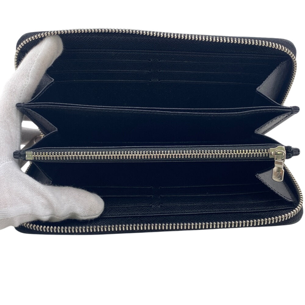 LOUIS VUITTON Long Wallet Purse M61857 Epi black Zippy wallet