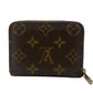 LOUIS VUITTON Coin case M62139 Monogram Brown Monogram Zip around purse