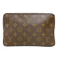 LOUIS VUITTON business bag M47524 leather Brown Monogram Truth Cracking T 23