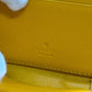 GUCCI Coin case 657571 leather yellow GG emboss