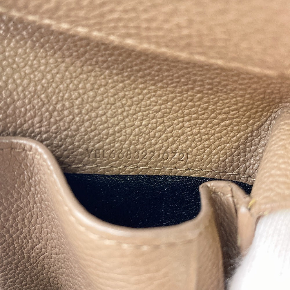 SAINT LAURENT Bifold Wallet leather Brown type