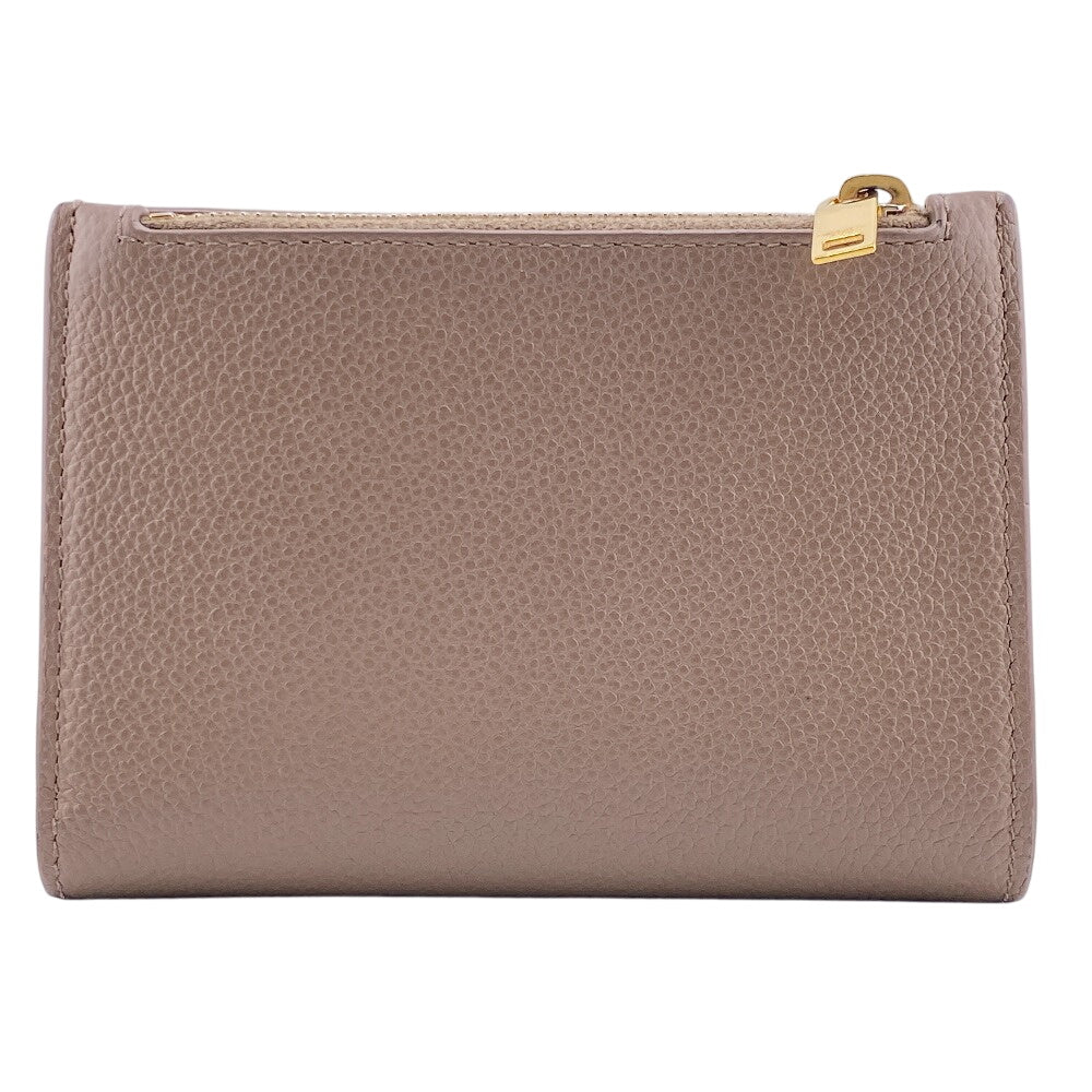SAINT LAURENT Bifold Wallet leather Brown type