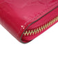 LOUIS VUITTON Long Wallet Purse M90346 Monogram Vernis pink Monogram Vernis Zippy wallet