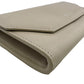 BALENCIAGA Long Wallet Purse 736732 leather beige envelope