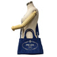 PRADA Handbag 1BG439 canvas Navy Canapa S