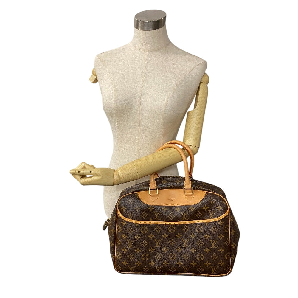 LOUIS VUITTON Handbag M47270 Monogram, Leather Brown Monogram Deauville