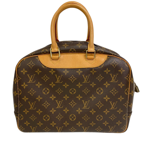 LOUIS VUITTON Handbag M47270 Monogram, Leather Brown Monogram Deauville
