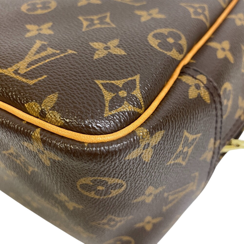LOUIS VUITTON Handbag M47270 Monogram, Leather Brown Monogram Deauville