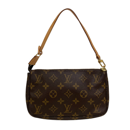 LOUIS VUITTON Pouch M51980 leather Brown Monogram Accessoires