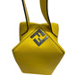 FENDI Clutch bag 7N0149 leather yellow FENDI FF