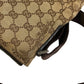 GUCCI Shoulder Bag 110054 PVC coated canvas Brown GG canvas