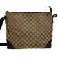 GUCCI Shoulder Bag 110054 PVC coated canvas Brown GG canvas