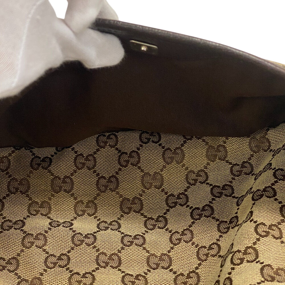 GUCCI Shoulder Bag 121023 GG canvas beige