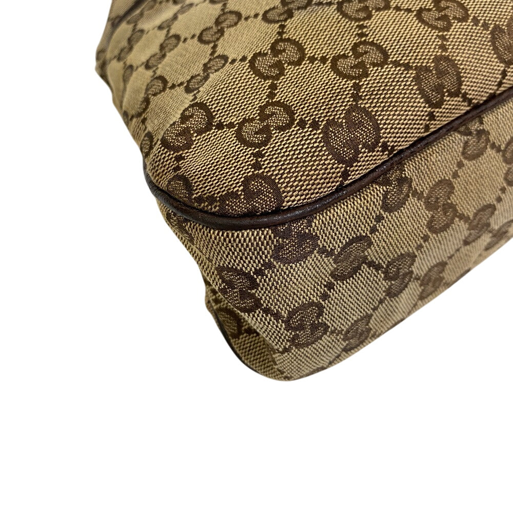 GUCCI Shoulder Bag 121023 GG canvas beige
