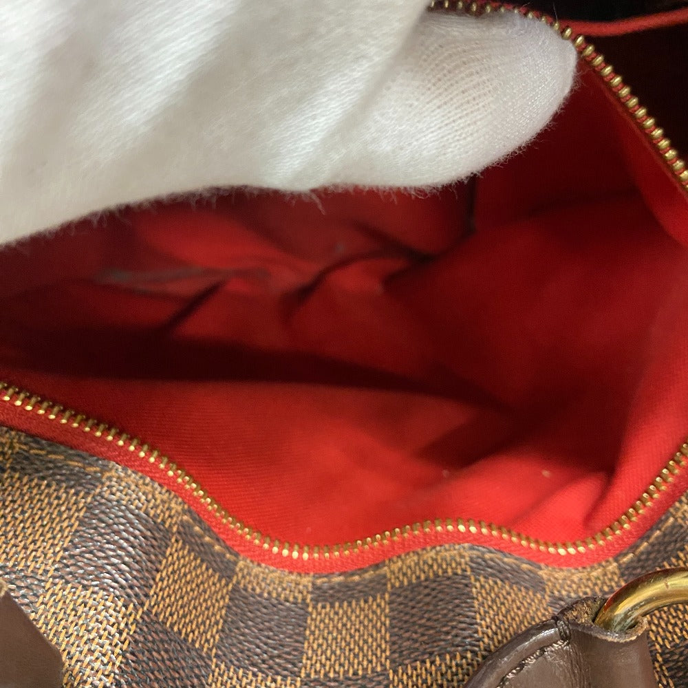 LOUIS VUITTON Handbag N41177 Leather, Cloth Brown Damier Hippopotamus roseberry