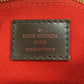 LOUIS VUITTON Handbag N41177 Leather, Cloth Brown Damier Hippopotamus roseberry