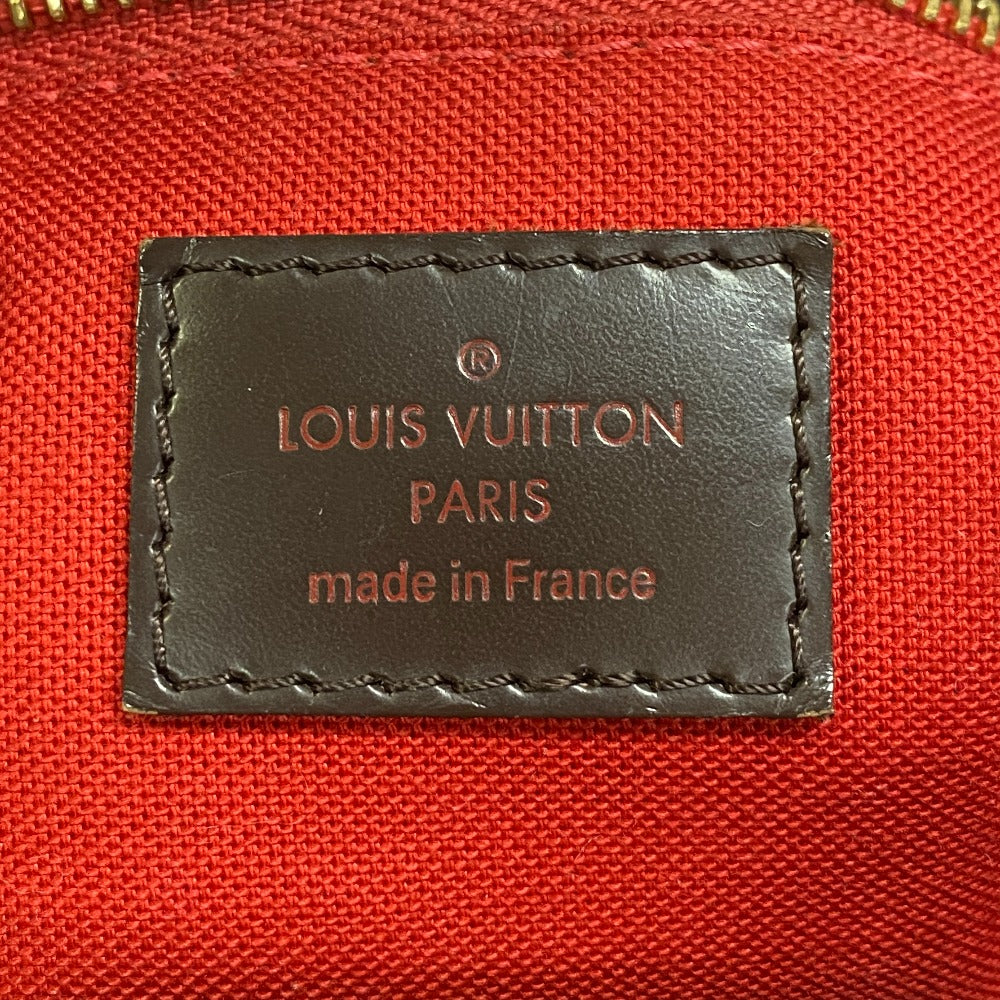 LOUIS VUITTON Handbag N41177 Leather, Cloth Brown Damier Hippopotamus roseberry