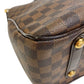 LOUIS VUITTON Handbag N41177 Leather, Cloth Brown Damier Hippopotamus roseberry