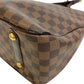 LOUIS VUITTON Handbag N41177 Leather, Cloth Brown Damier Hippopotamus roseberry