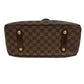 LOUIS VUITTON Handbag N41177 Leather, Cloth Brown Damier Hippopotamus roseberry