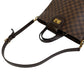 LOUIS VUITTON Handbag N41177 Leather, Cloth Brown Damier Hippopotamus roseberry