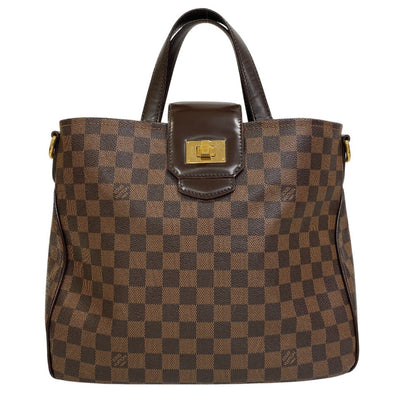 LOUIS VUITTON Handbag N41177 leather Brown Damier Hippo Roseberry