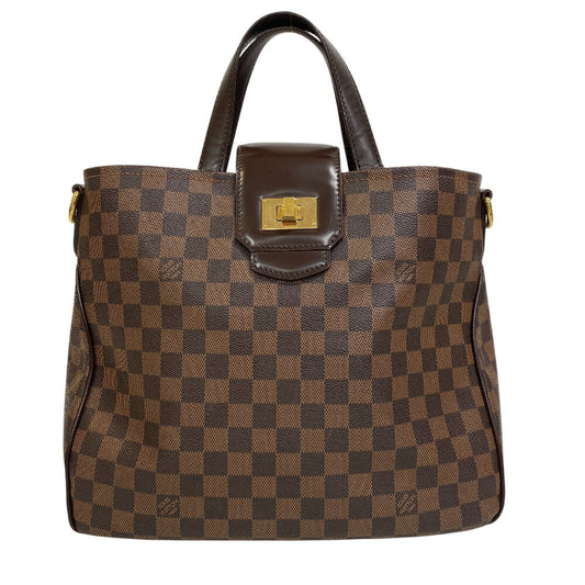 LOUIS VUITTON Handbag N41177 leather Brown Damier Hippo Roseberry