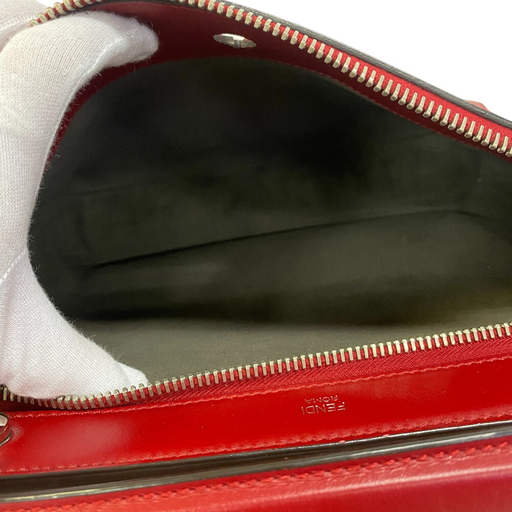 FENDI Shoulder Bag leather Red Dot com
