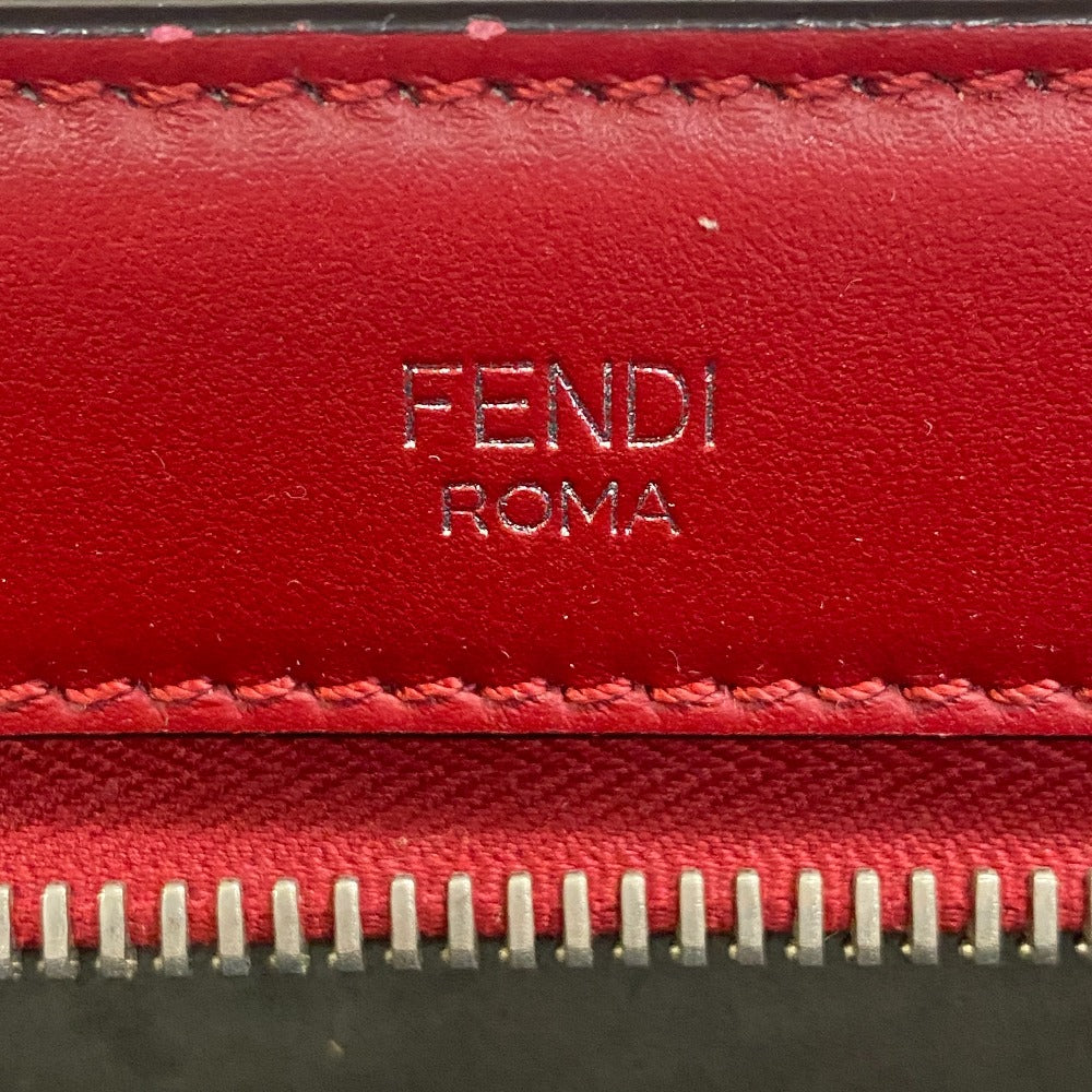 FENDI Shoulder Bag leather Red Dot com