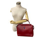 FENDI Shoulder Bag leather Red Dot com