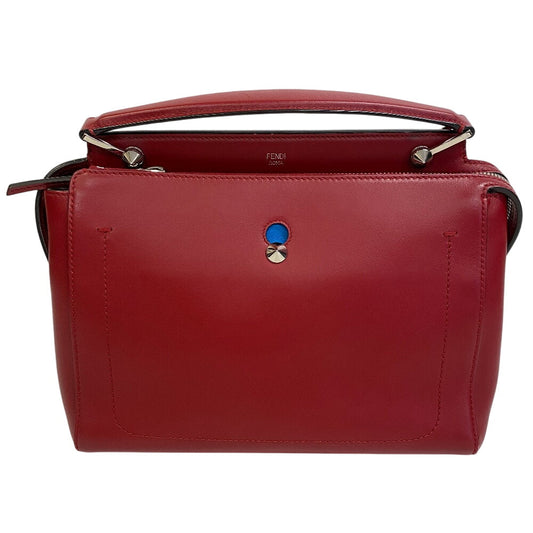 FENDI Shoulder Bag leather Red Dot com