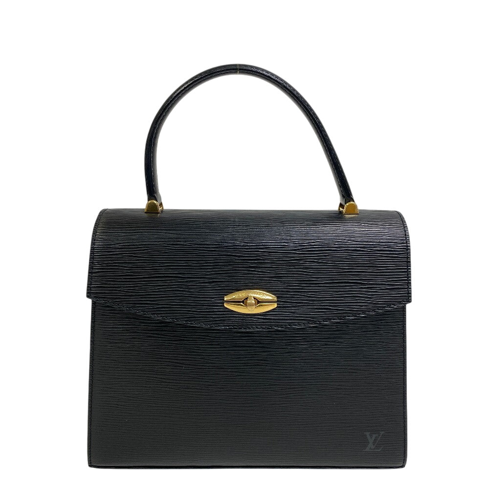 LOUIS VUITTON Handbag M52372 black Epi Malesherbes