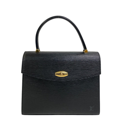 LOUIS VUITTON Handbag M52372 black Epi Malesherbes