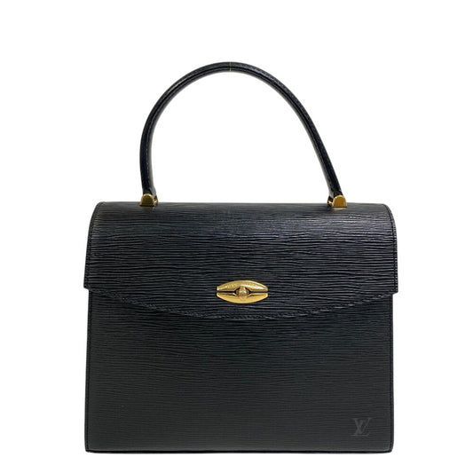 LOUIS VUITTON Handbag M52372 black Epi Malesherbes