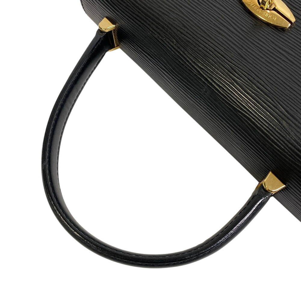 LOUIS VUITTON Handbag M52372 black Epi Malesherbes