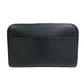 LOUIS VUITTON Clutch bag M51992 leather black Epi Noir Baikal