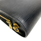 LOUIS VUITTON Clutch bag M51992 leather black Epi Noir Baikal